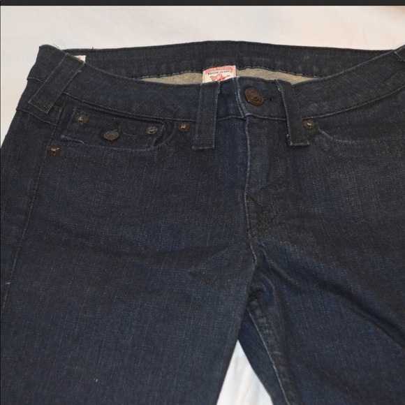 ♥️ NWOT ❋ True Religion Julie Jeans Sequin Eagle♥️ - Picture 3 of 8